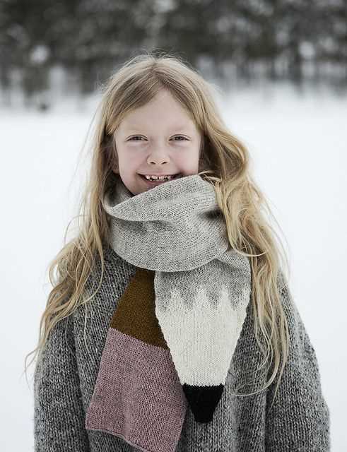 Childs scarf knitting pattern