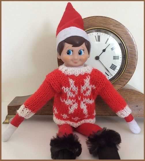 Elf on the shelf knitting pattern free