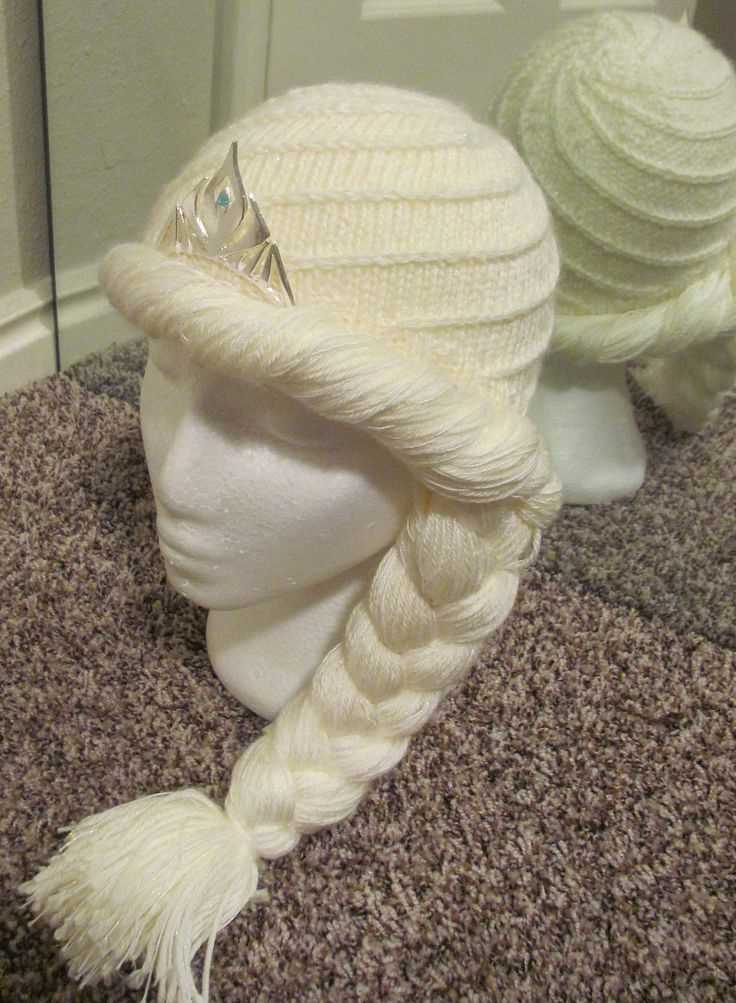 Elsa knitted hat pattern
