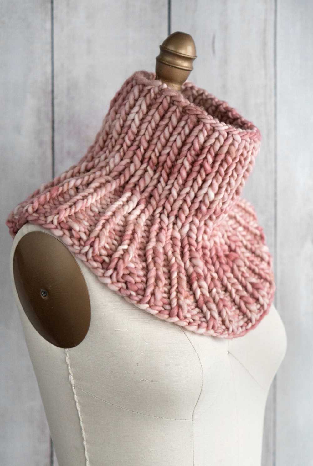 Cowl neck scarves free knitting pattern