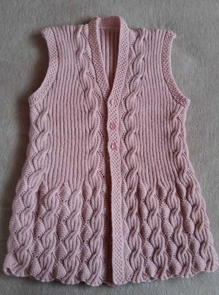 Easy knit vest free pattern
