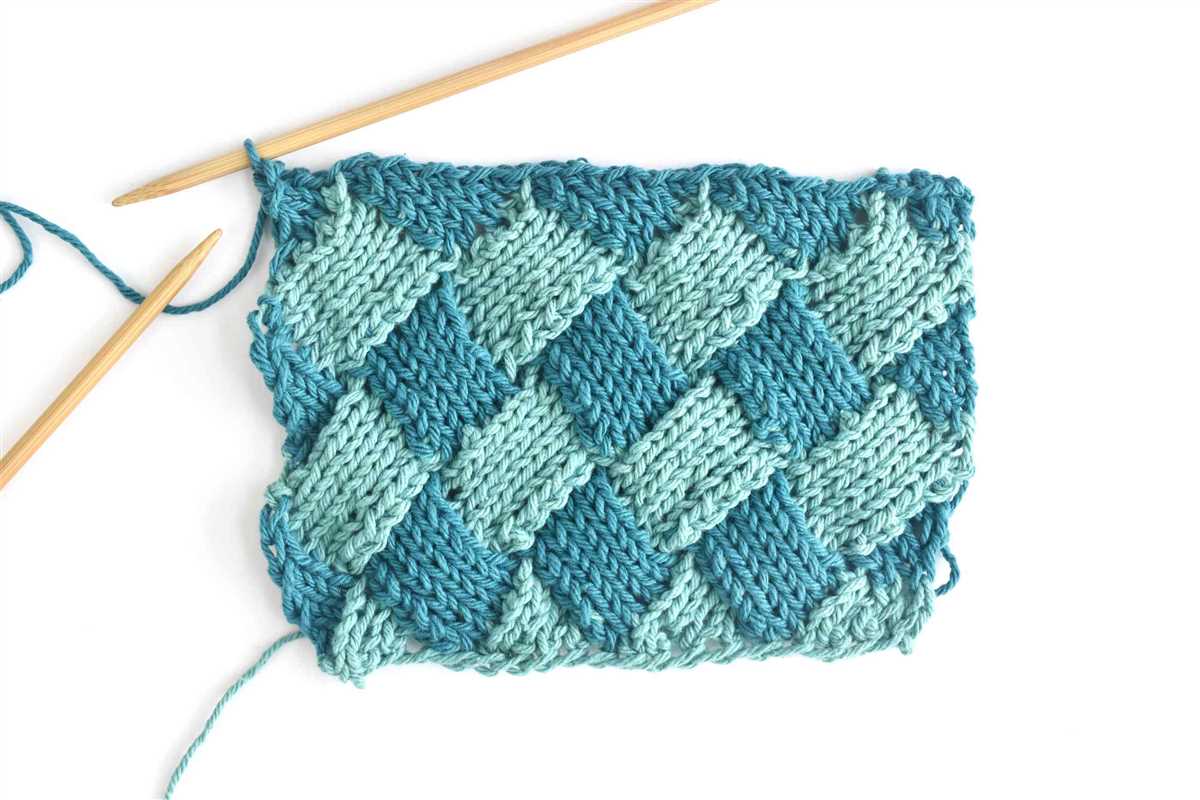 Entrelac beret knitting pattern