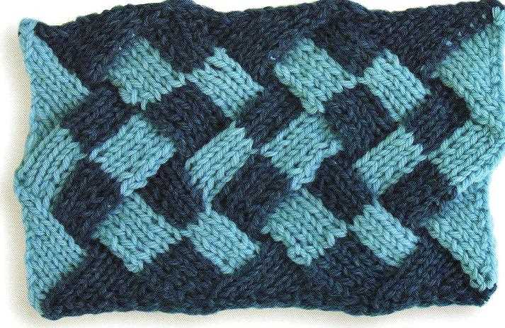 Entrelac knitting pattern free