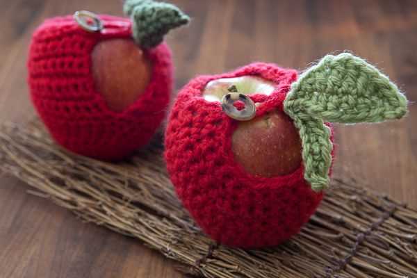 Apple cosy knitting pattern