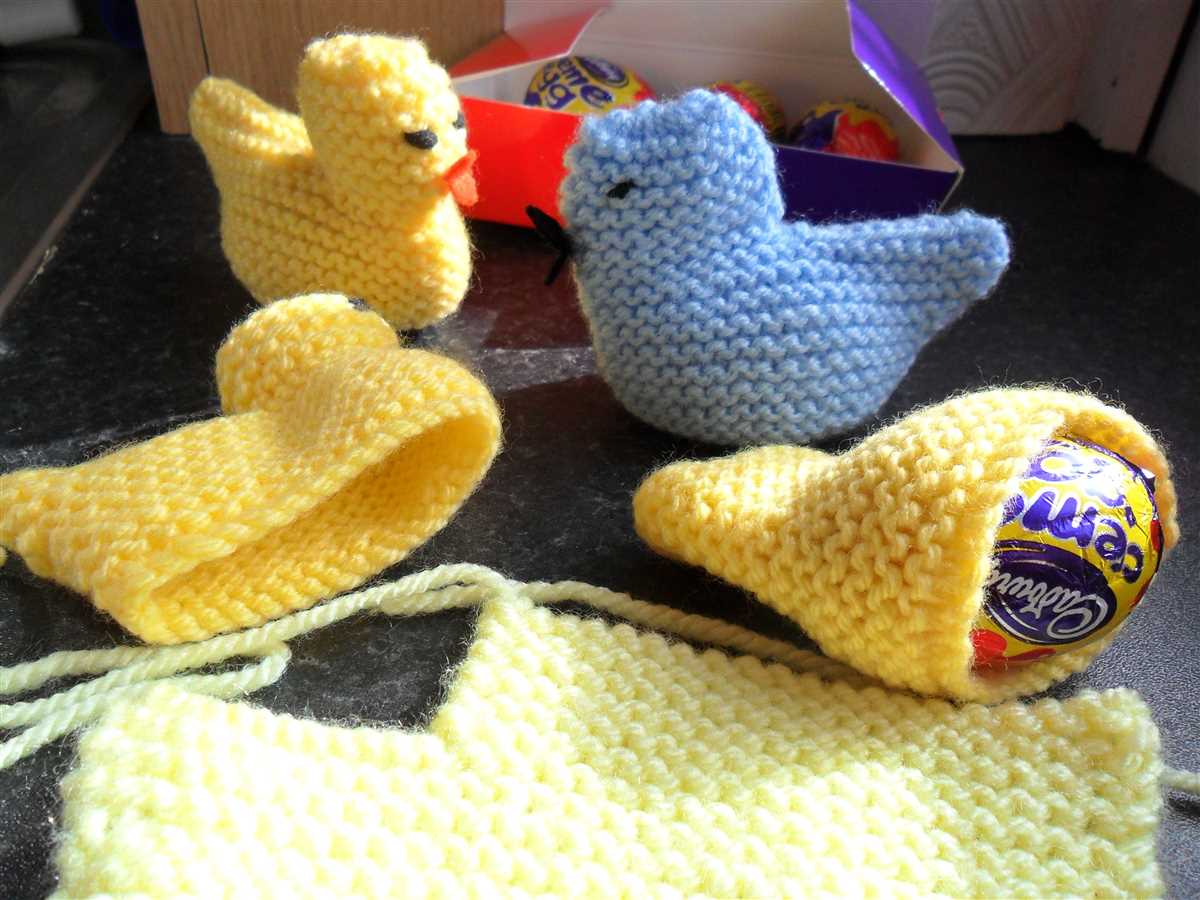 Free easter knitting patterns for creme eggs