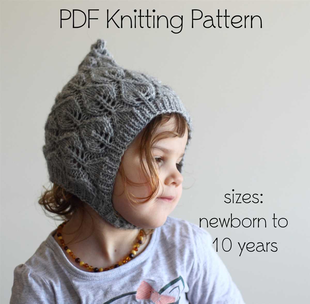 Newborn bonnet knitting pattern free