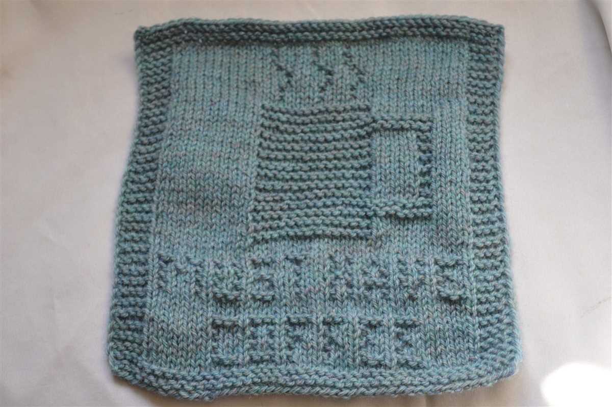 Knitted coaster patterns