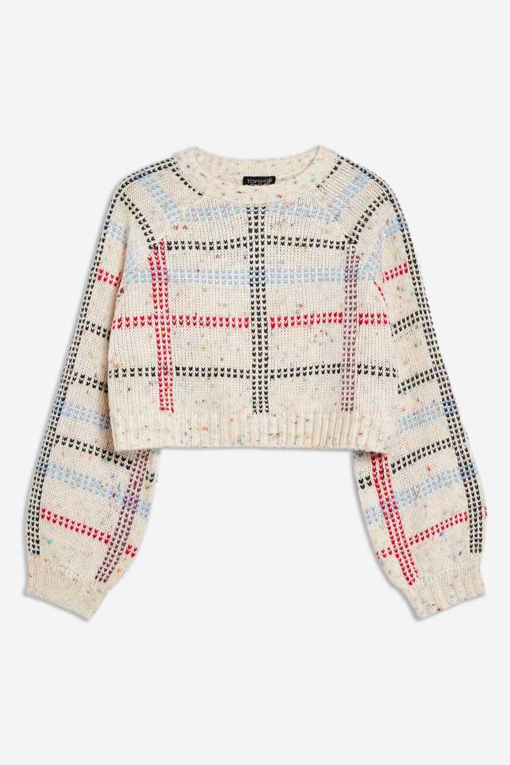 Knit pattern jumper