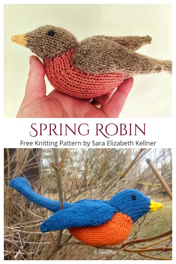 Free knitted bird patterns