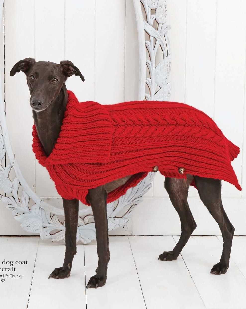 Chunky dog sweater knitting pattern
