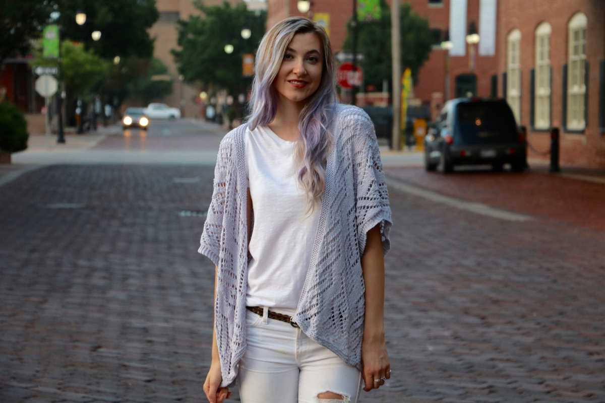 Knit kimono pattern