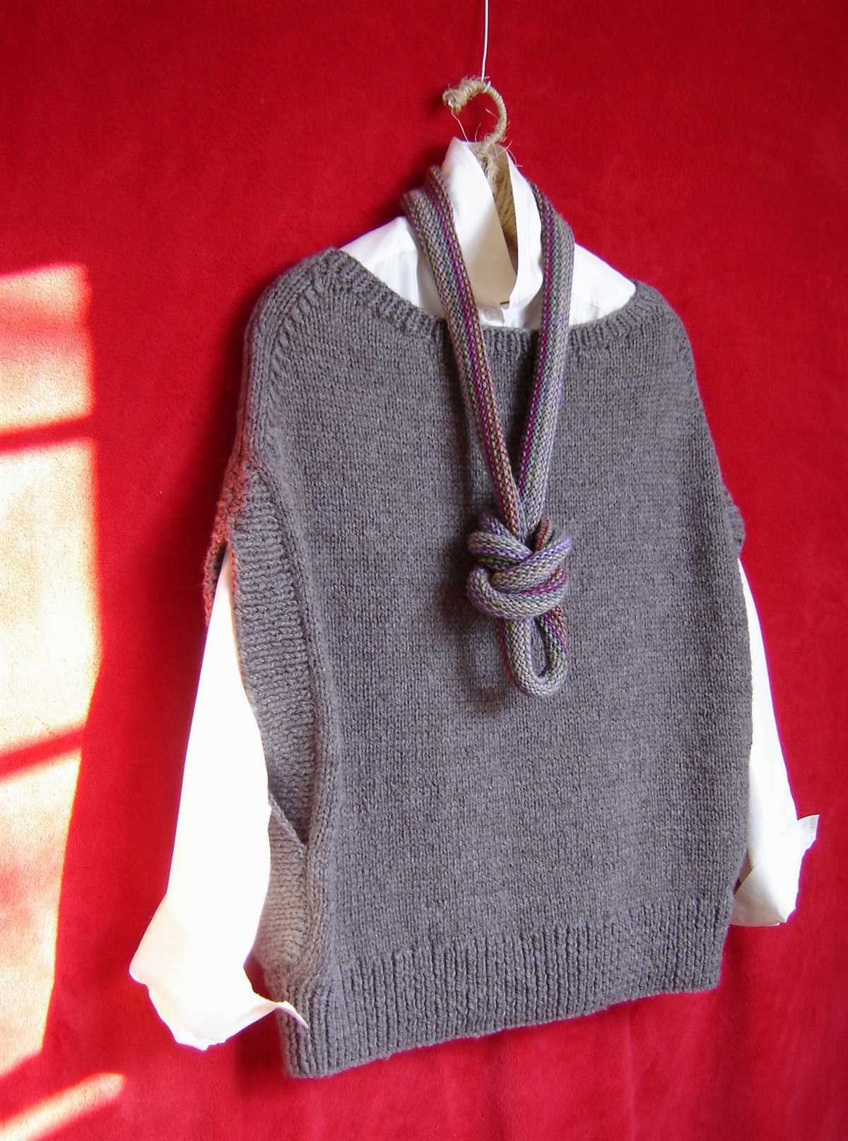 Vintage vest knitting pattern