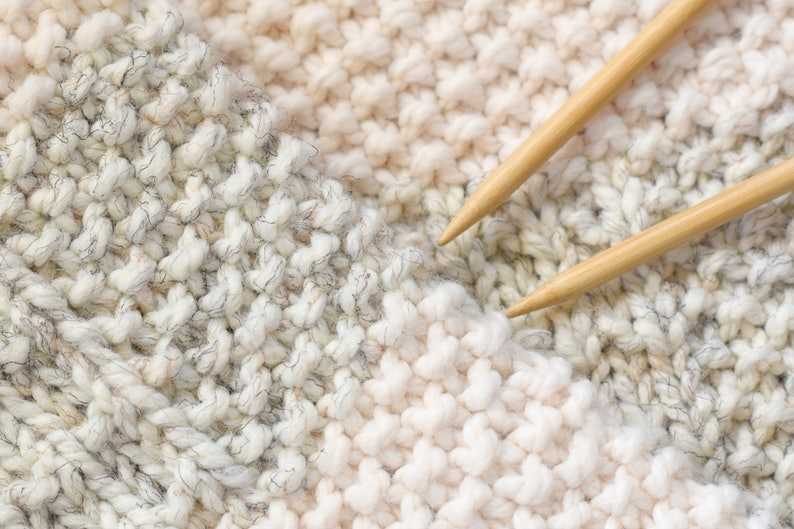 Easy heirloom knit blanket pattern