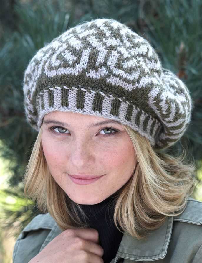 Fair isle beret knitting pattern free