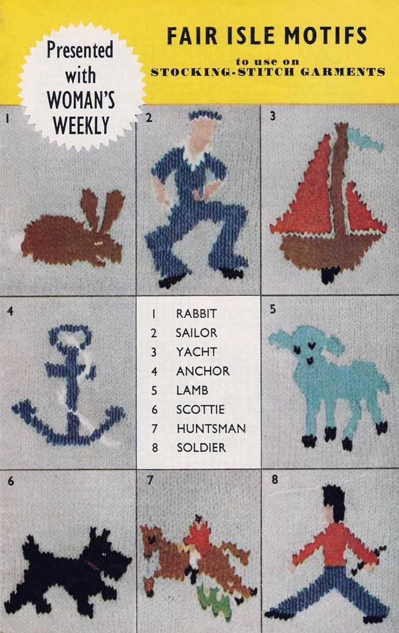 Fair isle knitting pattern books