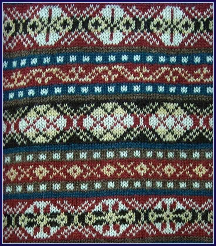Fair isle fisherman's kep knitting pattern