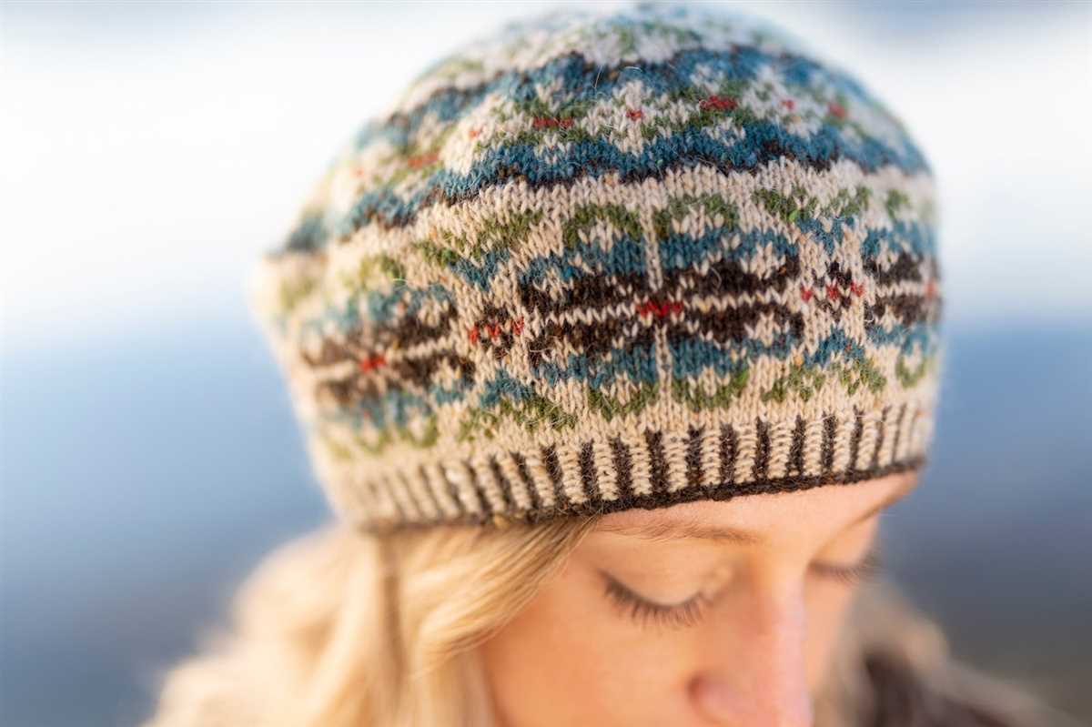 Fair isle knit hat pattern free