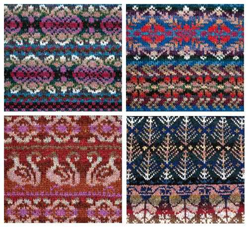 Fair isle scarf knitting patterns