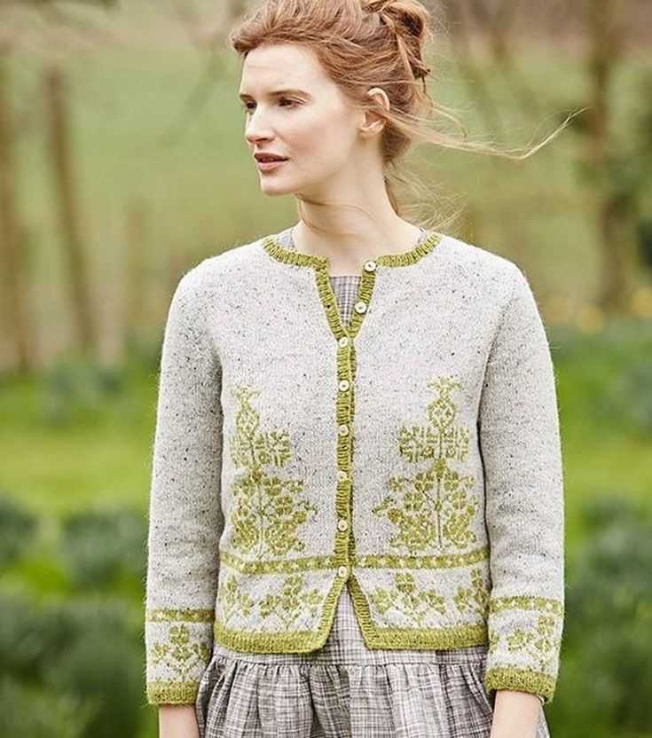 Fairisle cardigan knitting pattern