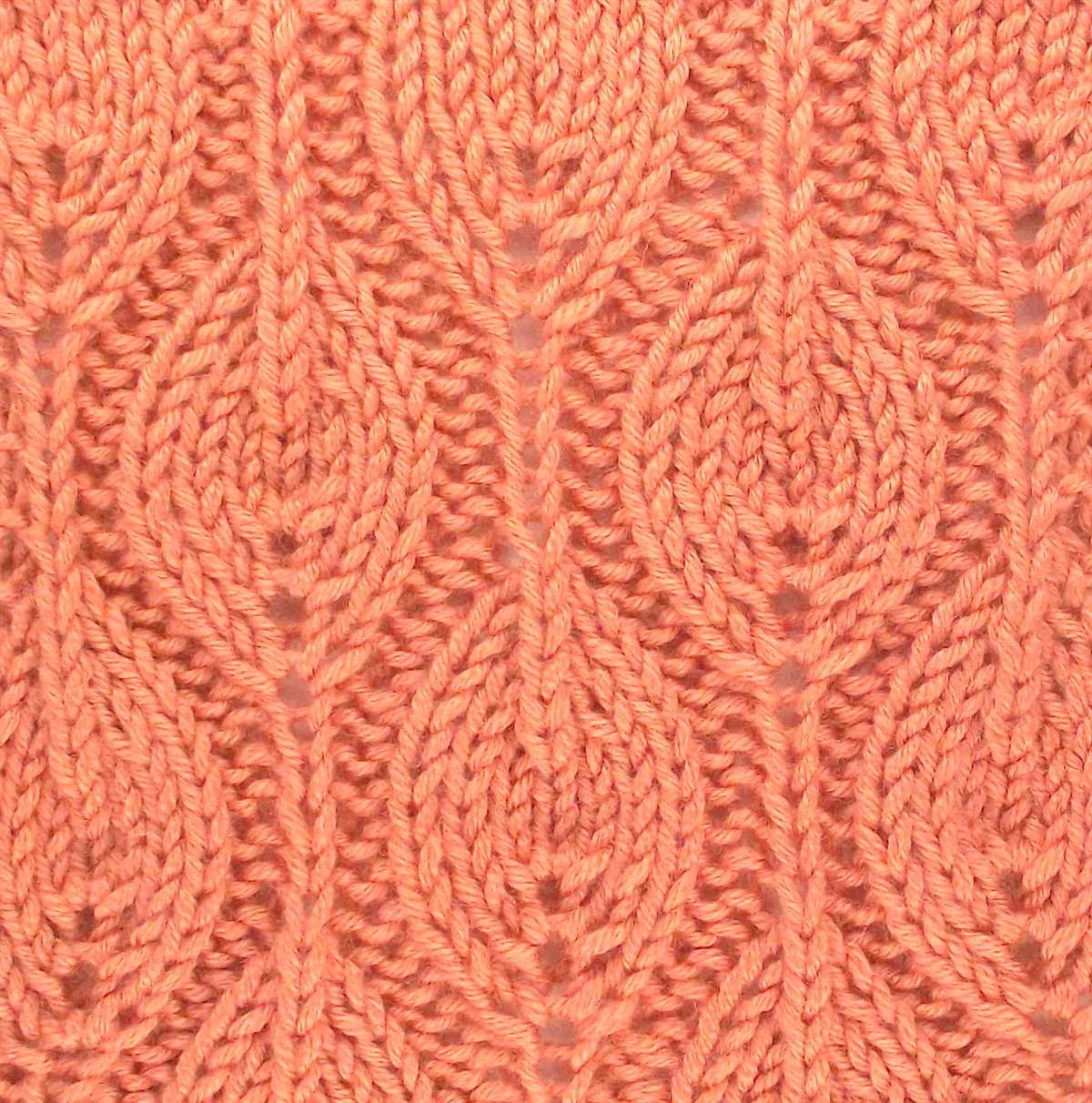 Falling leaves scarf knitting pattern