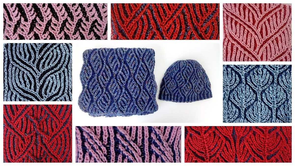 Two color brioche knitting patterns