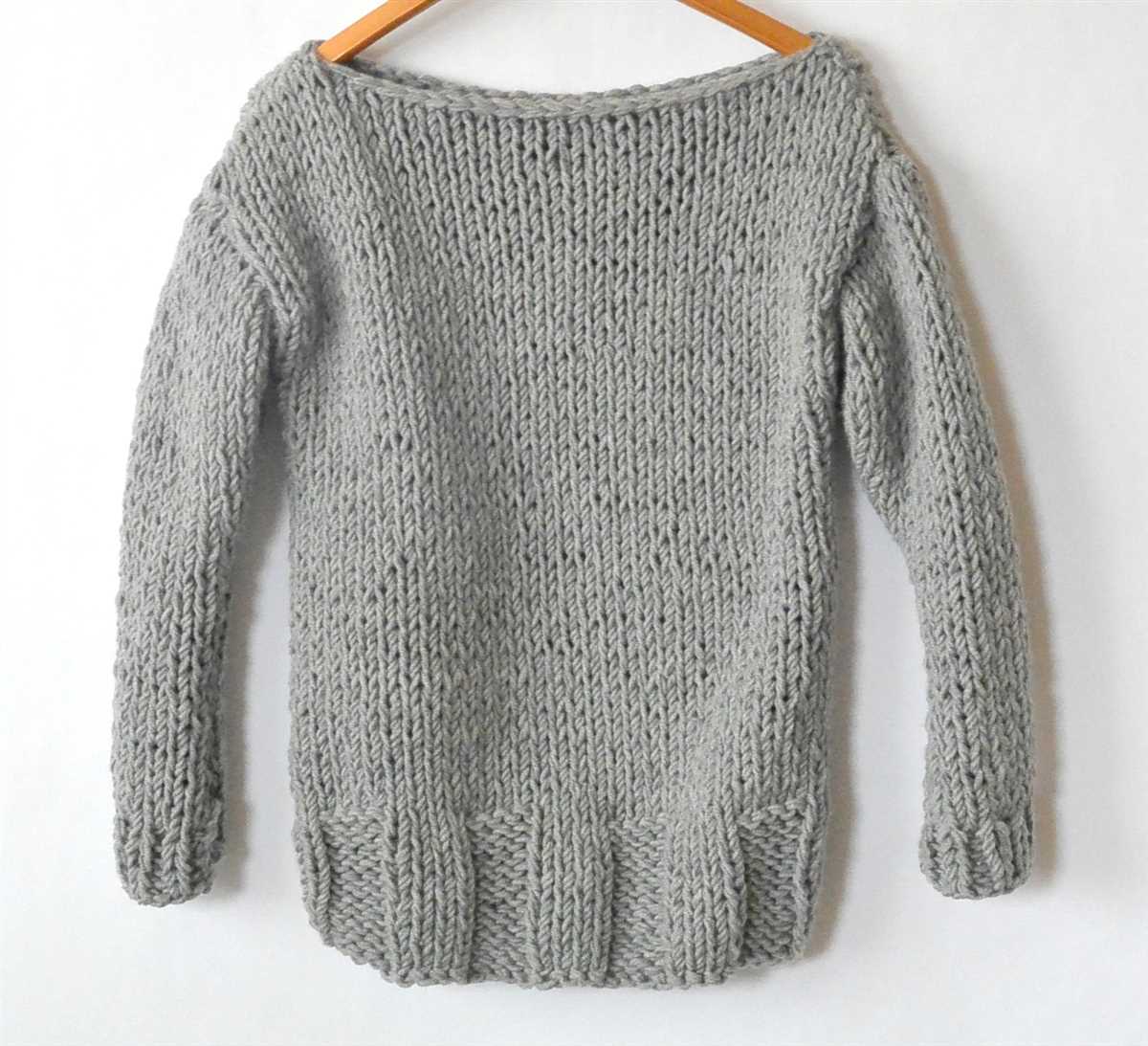Easy knit sweater free pattern