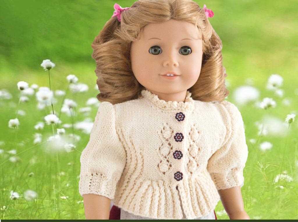 Knitting pattern for doll sweater