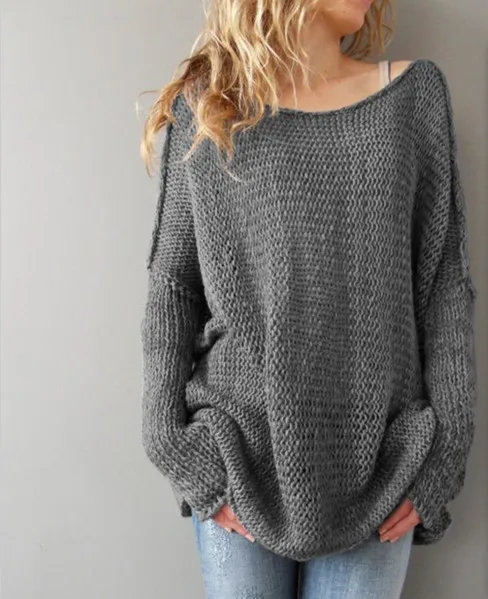 Oversized chunky knit sweater pattern free