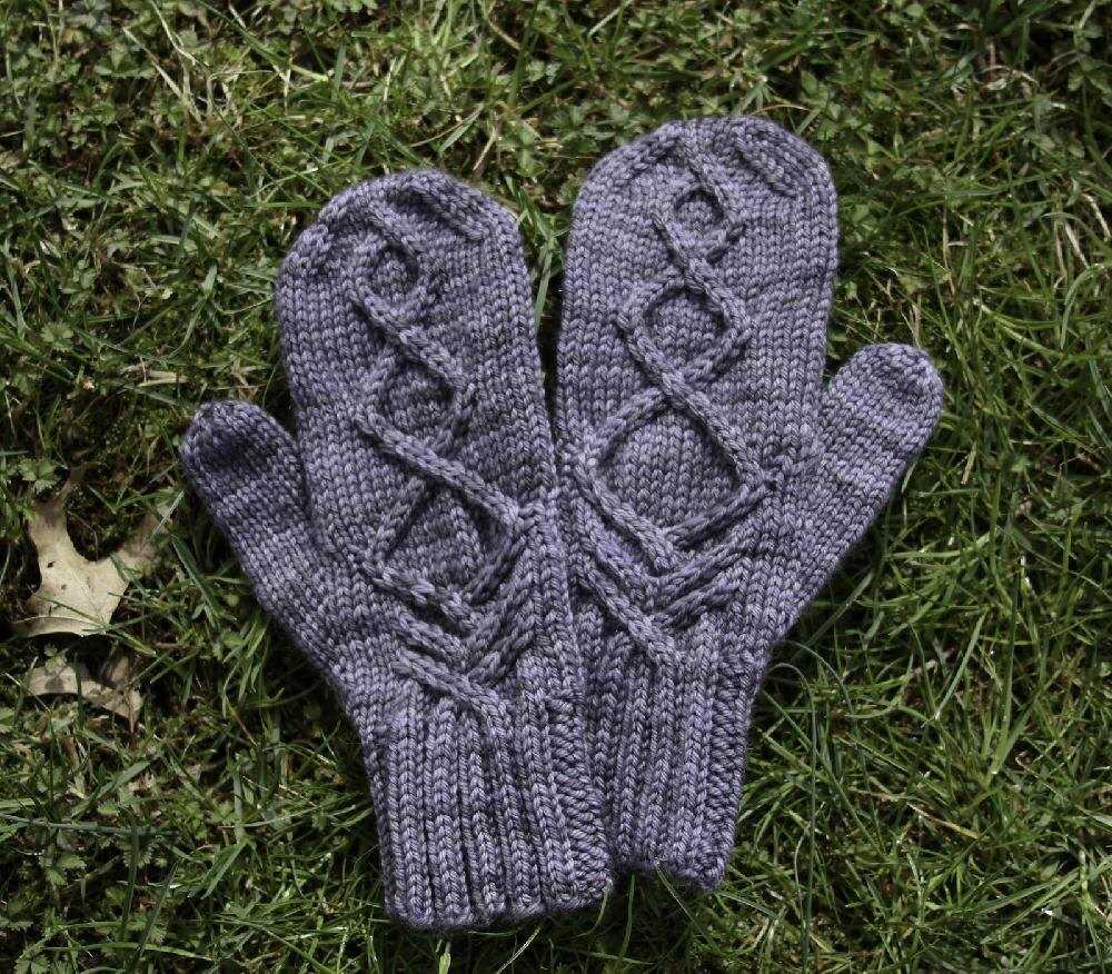 Men's mittens knitting pattern