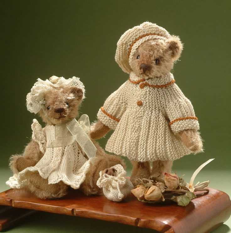 Knitted clothes for teddy bears patterns