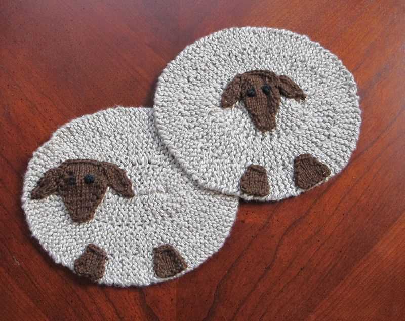 Coasters knitting patterns