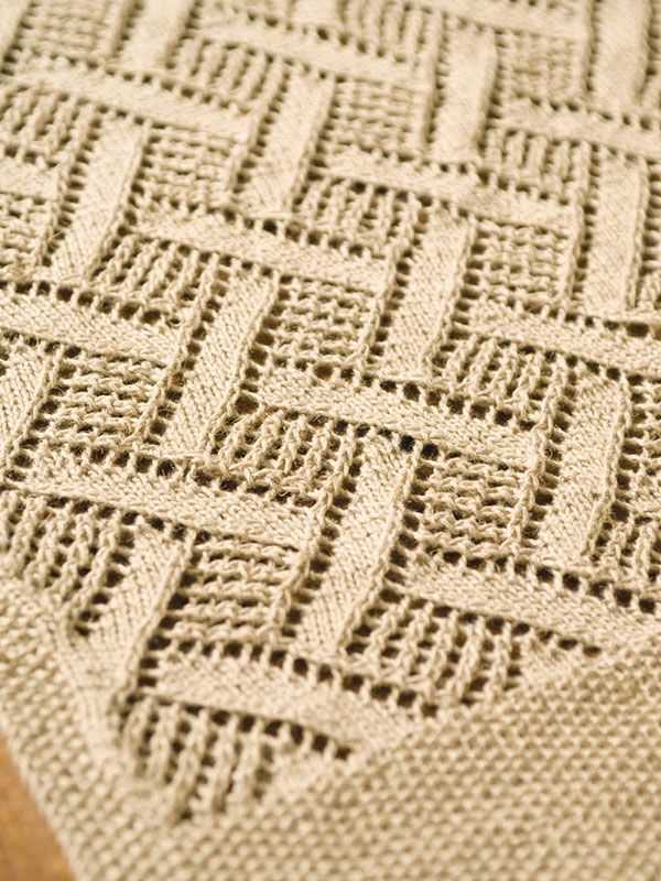 Fern lace knitting pattern