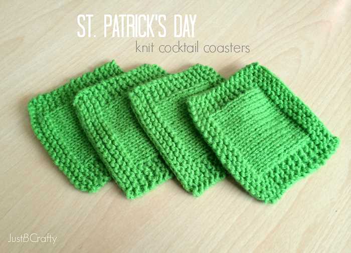 Knit coaster patterns
