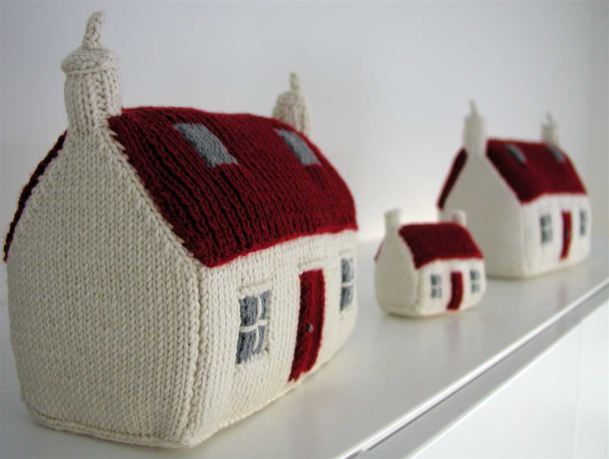 Knitted house pattern free