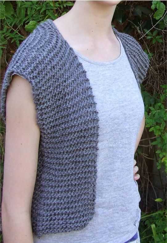 Beginner vest knitting pattern