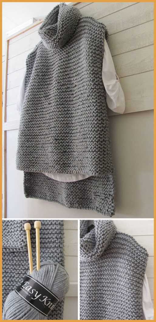 Easy knit sweater free pattern