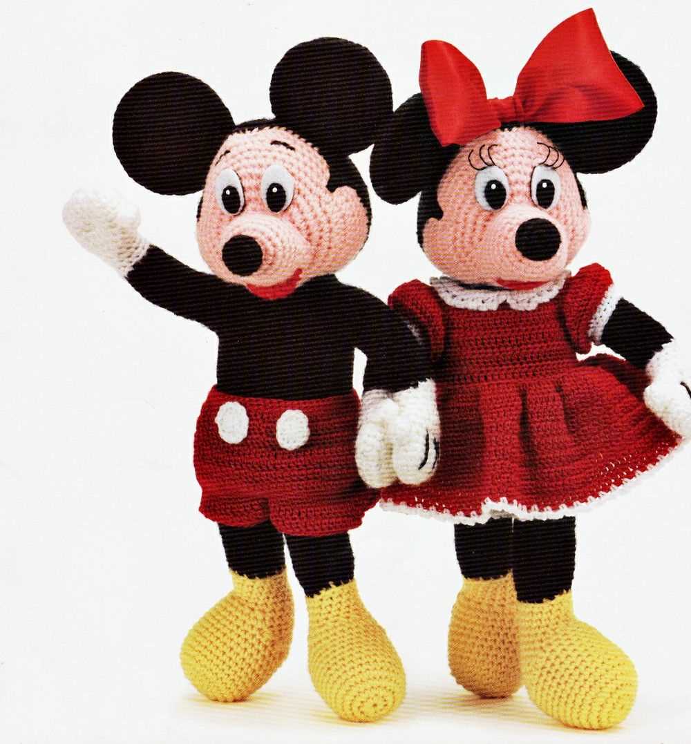 Mickey mouse toy knitting pattern