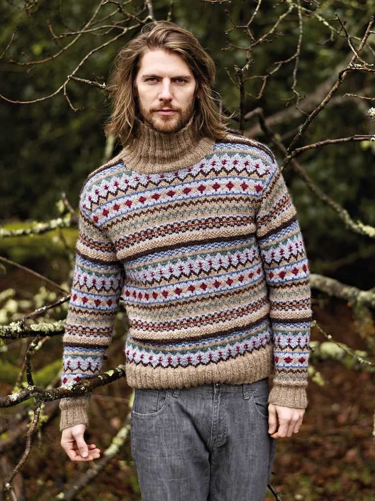 Mens jumper knitting pattern