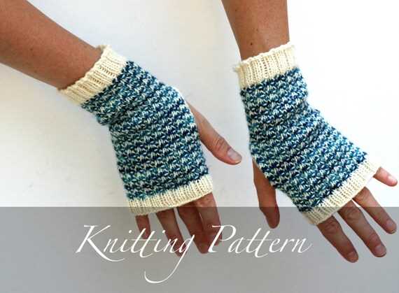 Fingerless gloves knitting pattern magic loop