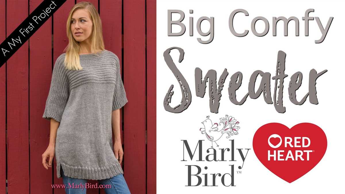 First knit sweater pattern