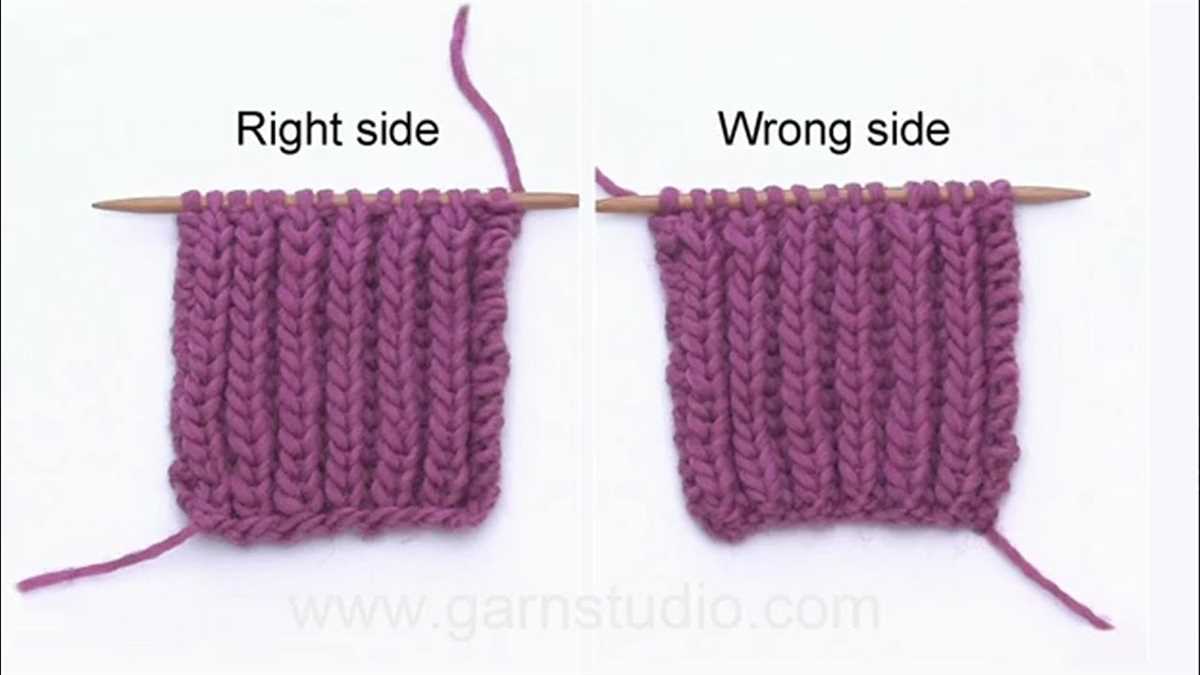 Fisherman's rib knit pattern