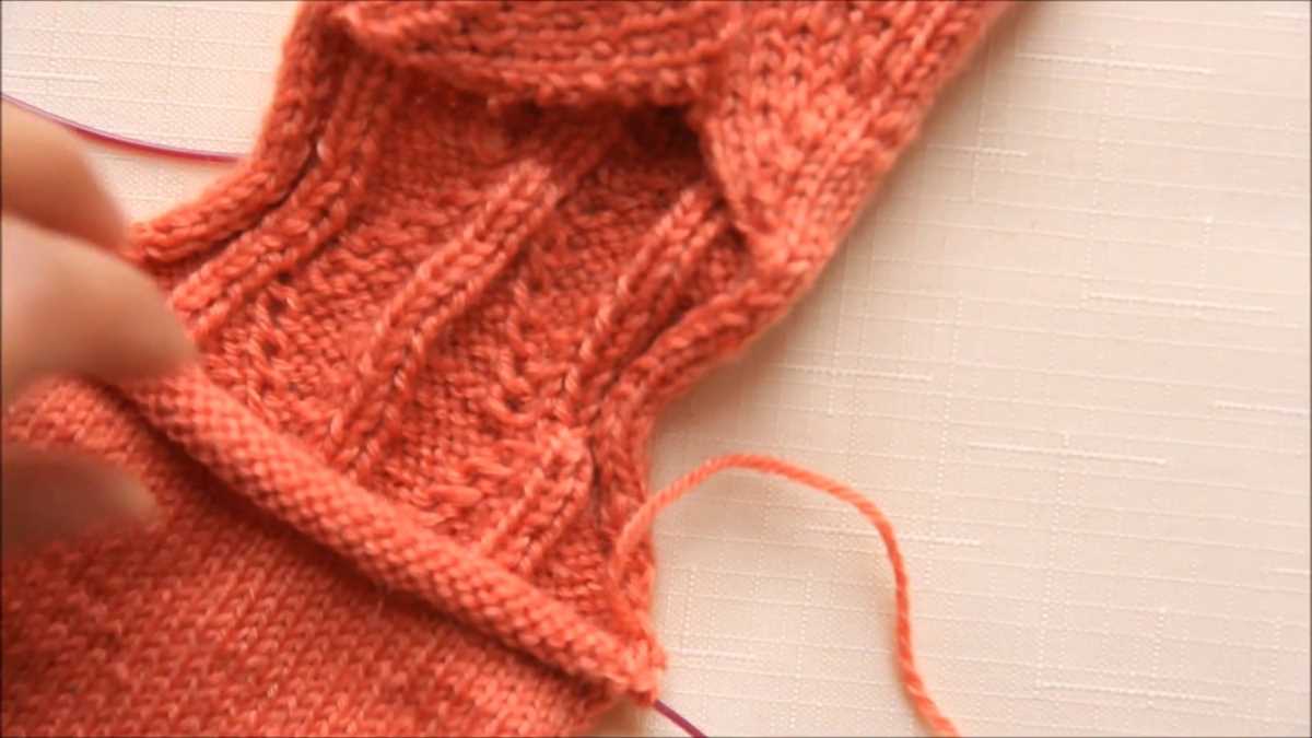 Easy knit sweater pattern straight needles