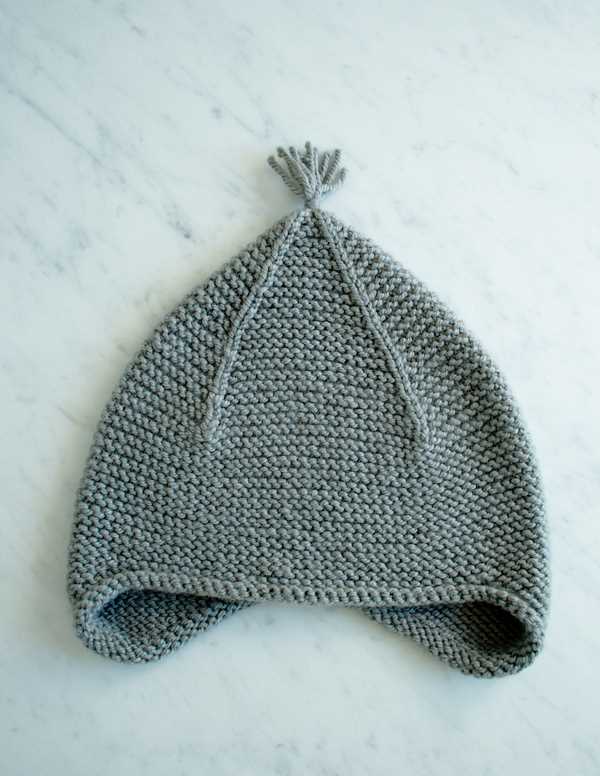 Flap hat knitting pattern