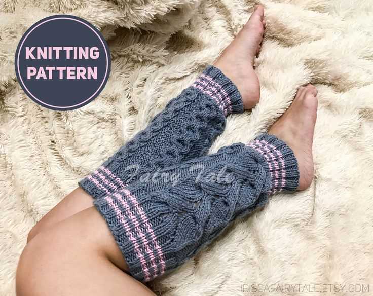 Flared leg warmers knitting pattern