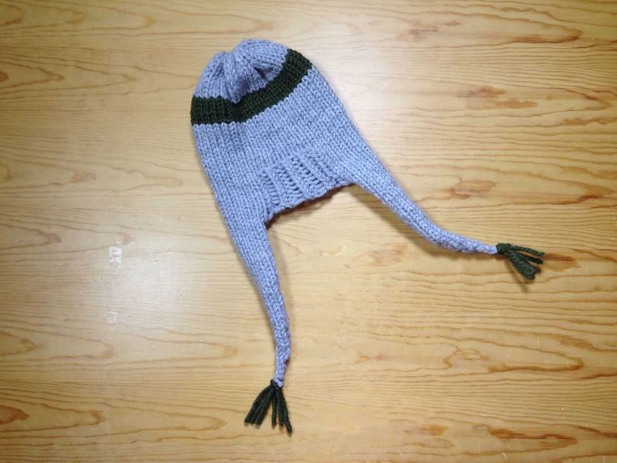 Flat top hat knitting pattern