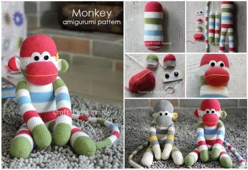Sock monkey knitting pattern free