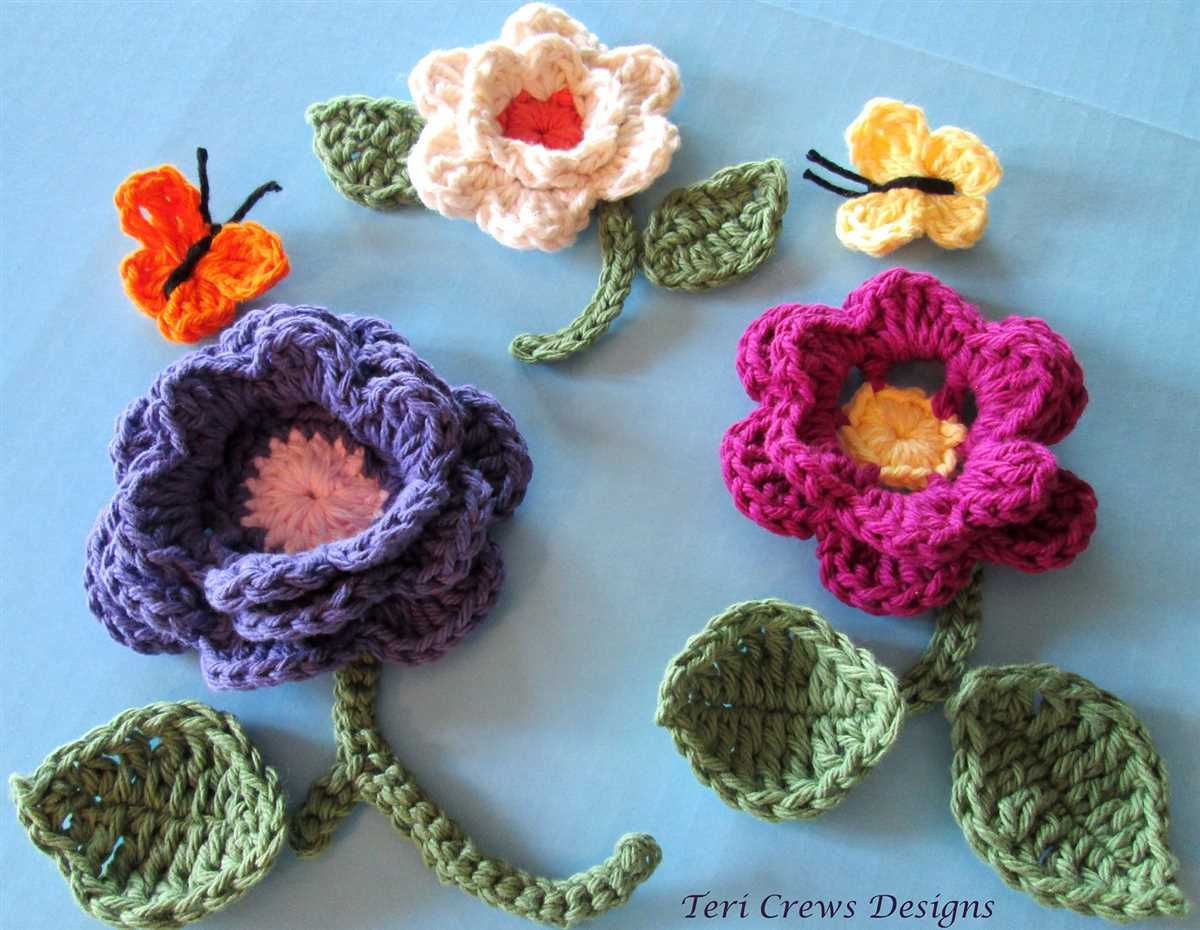 Flowers to knit free patterns