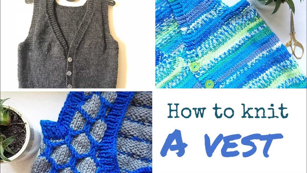 Simple knit vest pattern free