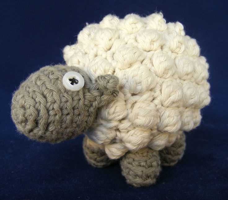 Bobble sheep knitting pattern