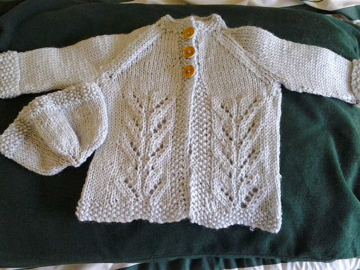 Easy knit raglan sweater pattern